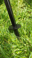 Driepoot zwart gelakt 100cm