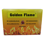 Golden flame 48 witte aanmaakblokjes